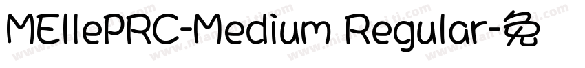 MEllePRC-Medium Regular字体转换